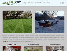 Tablet Screenshot of greenturflawnservices.com